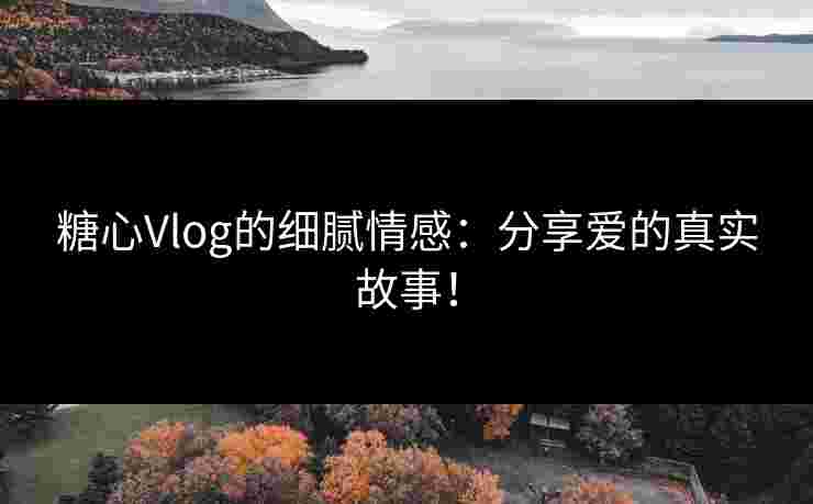 糖心Vlog的细腻情感：分享爱的真实故事！